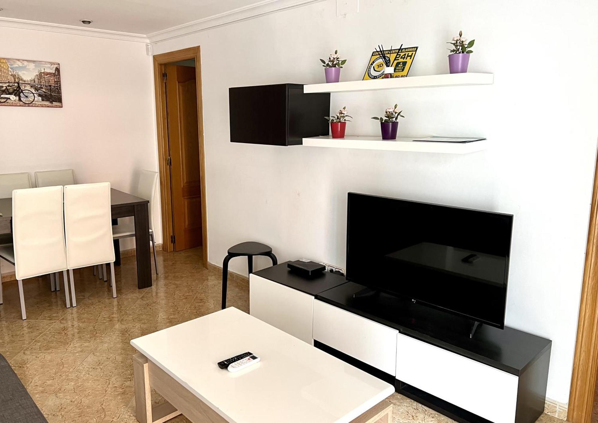 Moderno Y Acogedor Apartamento Para 6 Personas Valencia Kültér fotó