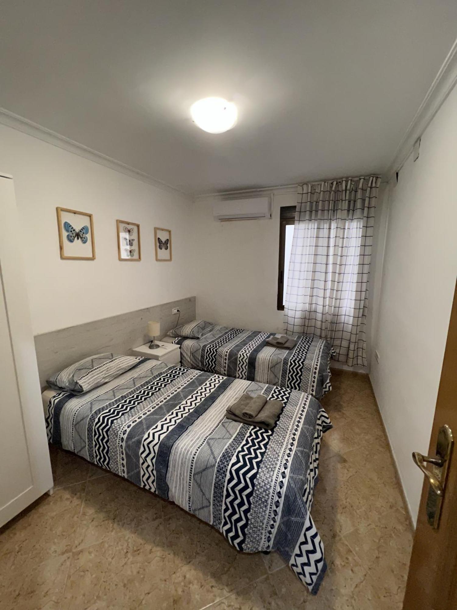 Moderno Y Acogedor Apartamento Para 6 Personas Valencia Kültér fotó