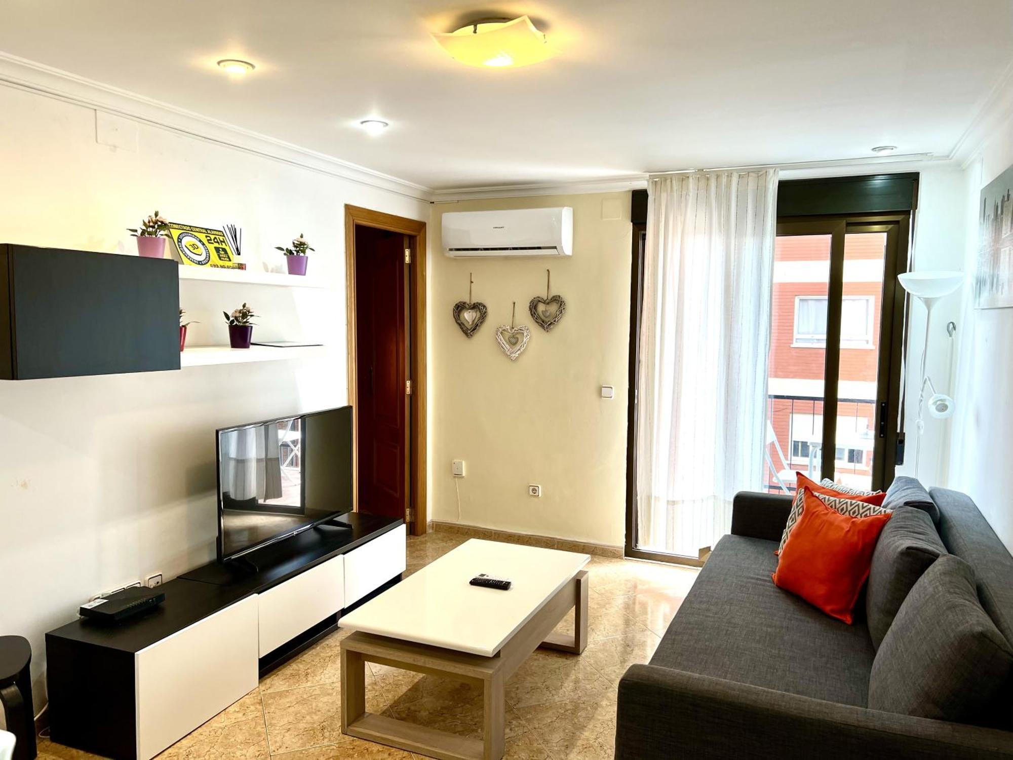 Moderno Y Acogedor Apartamento Para 6 Personas Valencia Kültér fotó